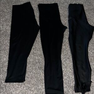 Black Maternity Leggings Set
